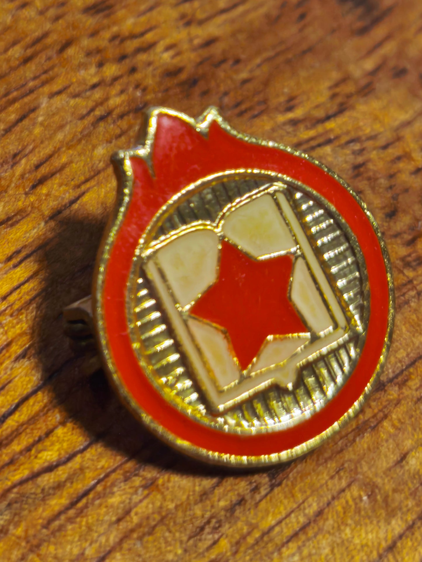 Jiskry Czechoslovakian Socialist Children Member "Spark" Badge