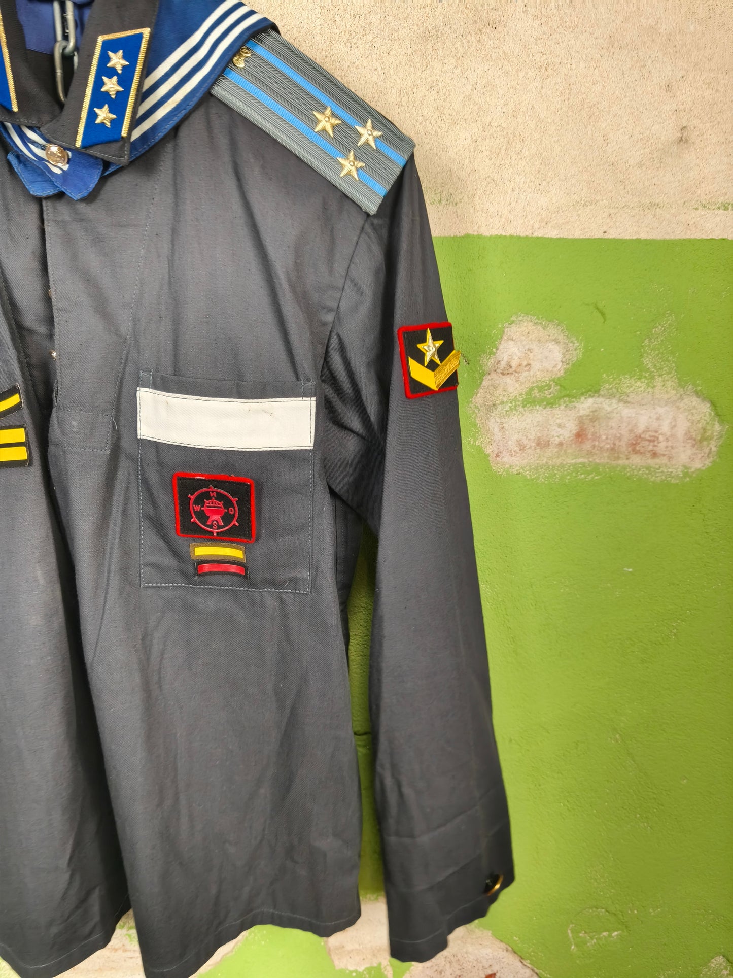1992 Russian Navy Parade Glavny Starshina Technical Naval Aviation Jacket [50-4]