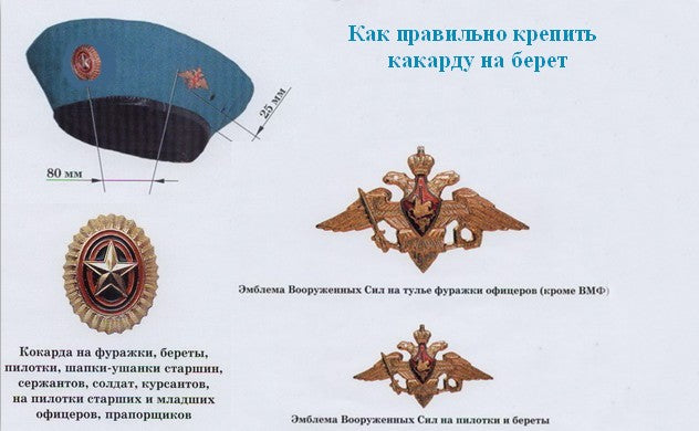 Cockade of the Russian Federal Ministry of defence.