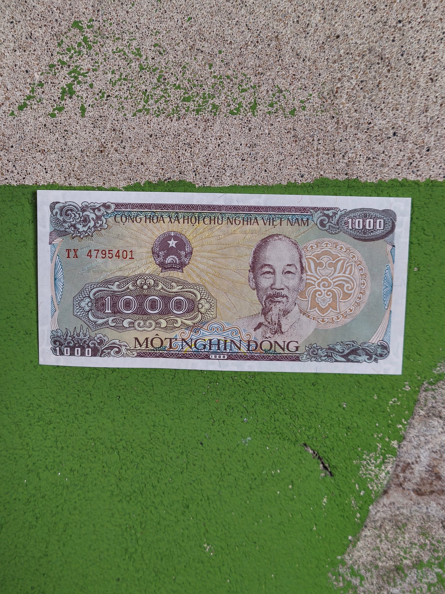 1000 Vietnamese Dong Unissued