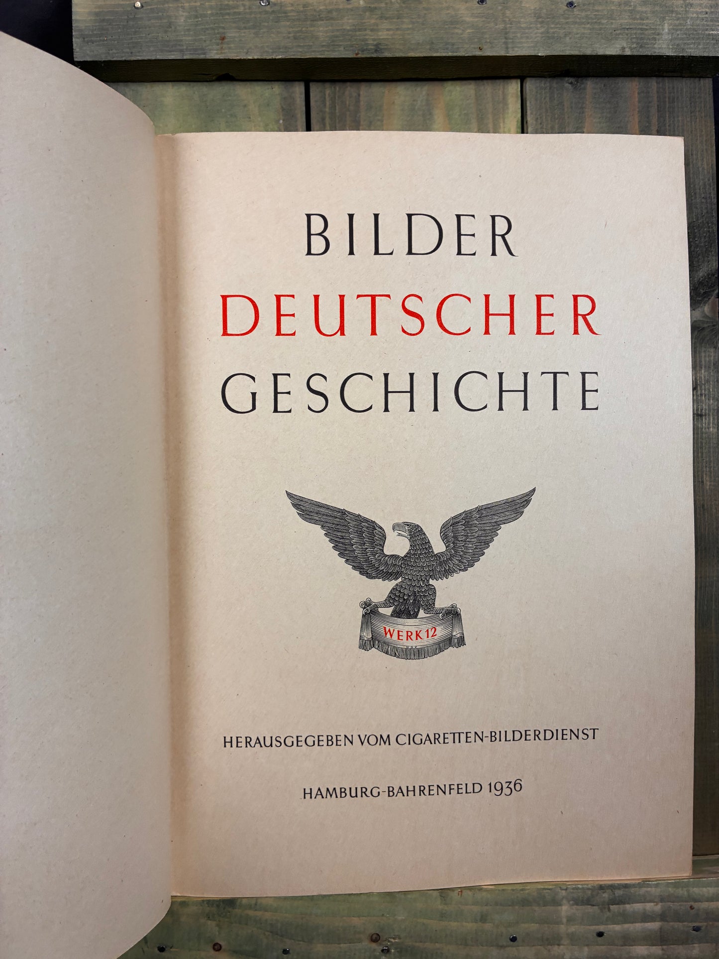 1936 German History in Pictures — Collector’s Album