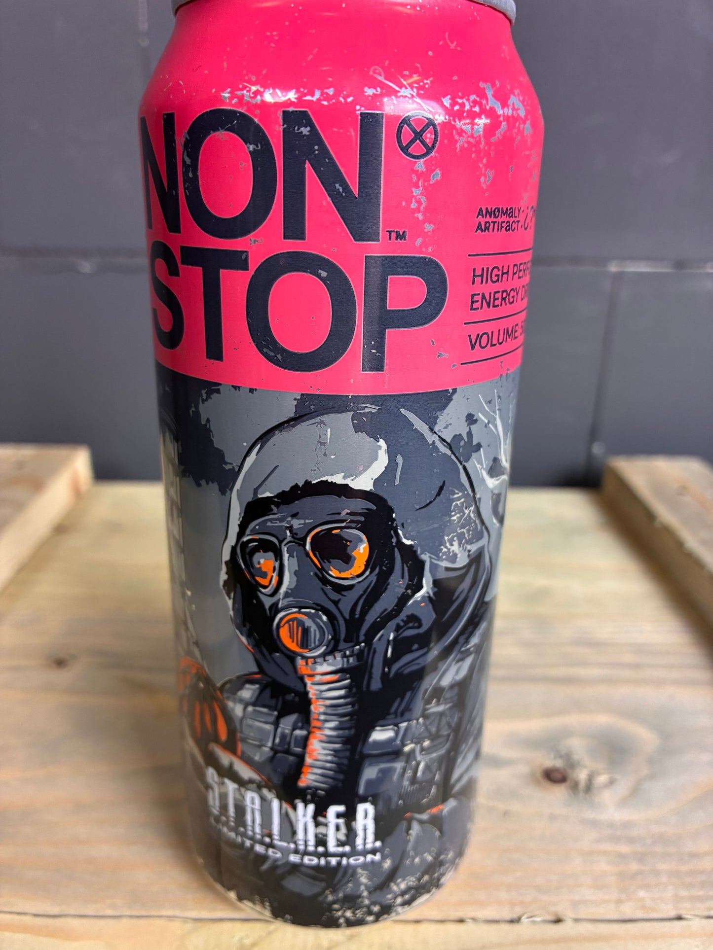 Ukrainian Energy Drink 'NON STOP' S.T.A.L.K.E.R. 2 Wild Berry Limited Edition 0.5L [INTERNATIONAL SHIPPING]