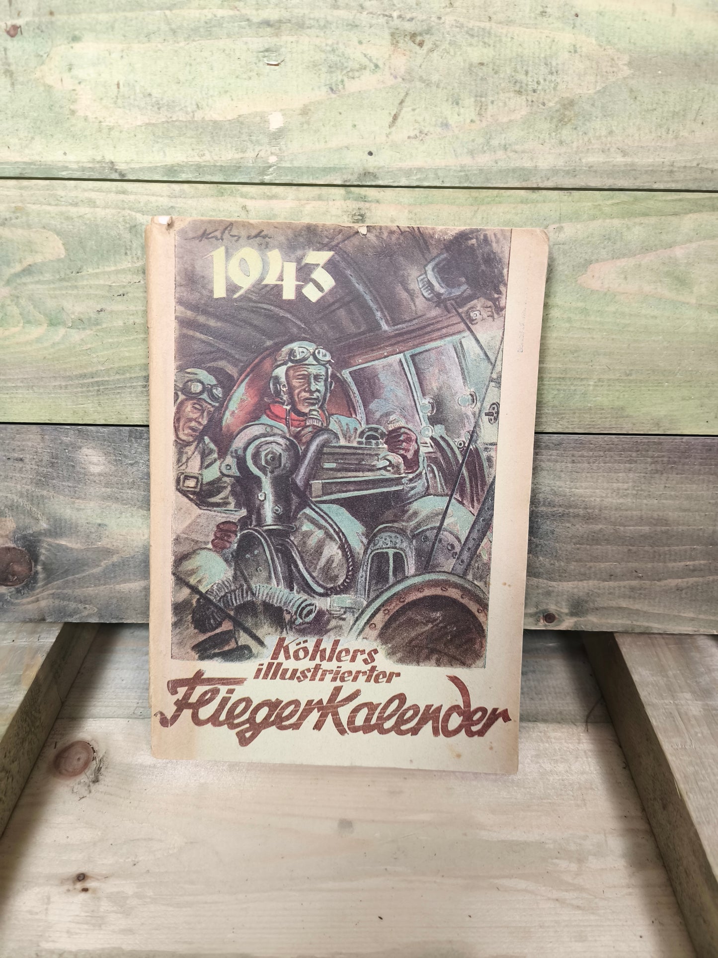 Book: German 1943 Fliegerkalender Jahrbuch der Luftwaffe