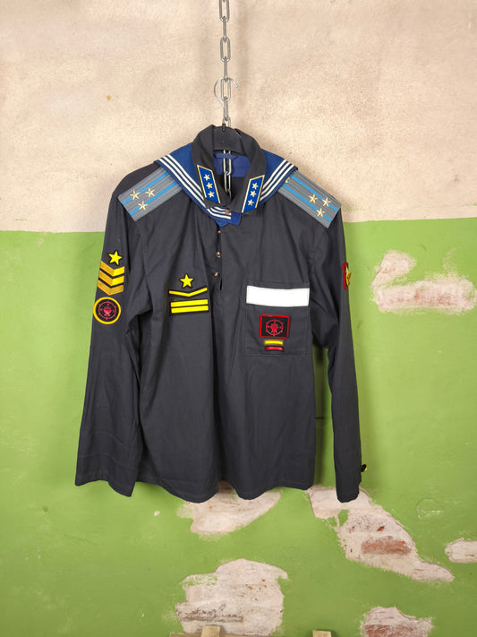 1992 Russian Navy Parade Glavny Starshina Technical Naval Aviation Jacket [50-4]