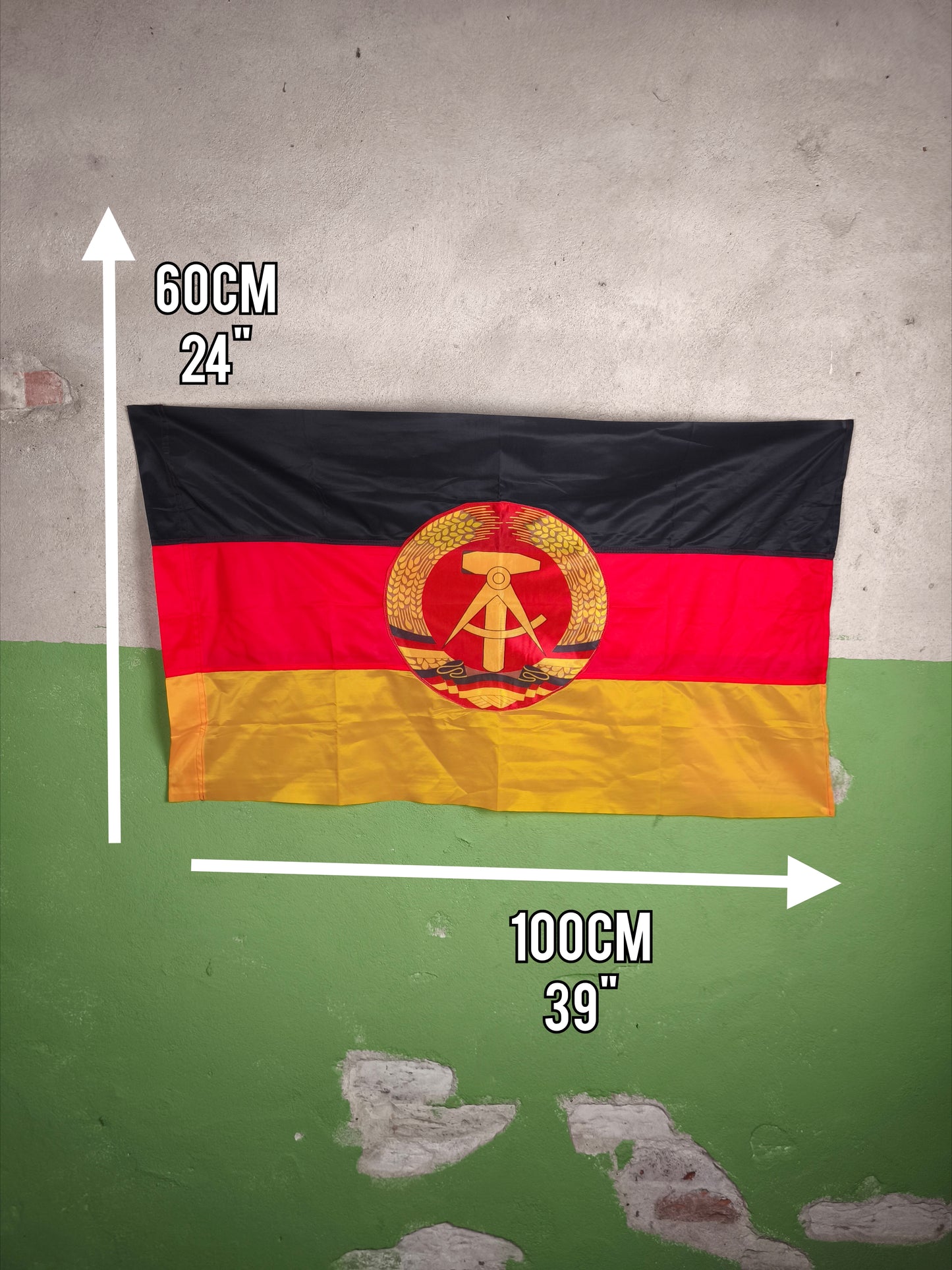 1988 DDR Flag 60x100cm