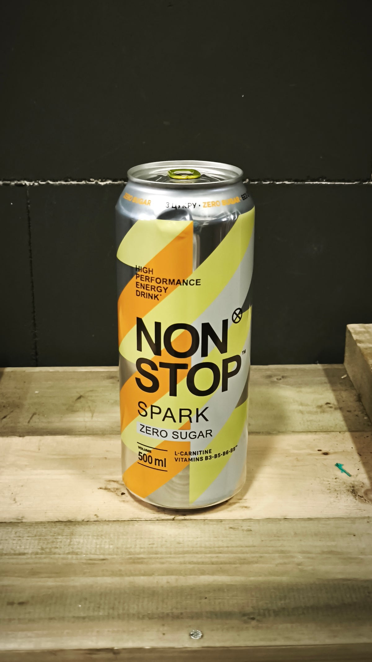 Ukrainian NON STOP SPARK Zero Sugar Energy Drink 0.5L [INTERNATIONAL SHIPPING]
