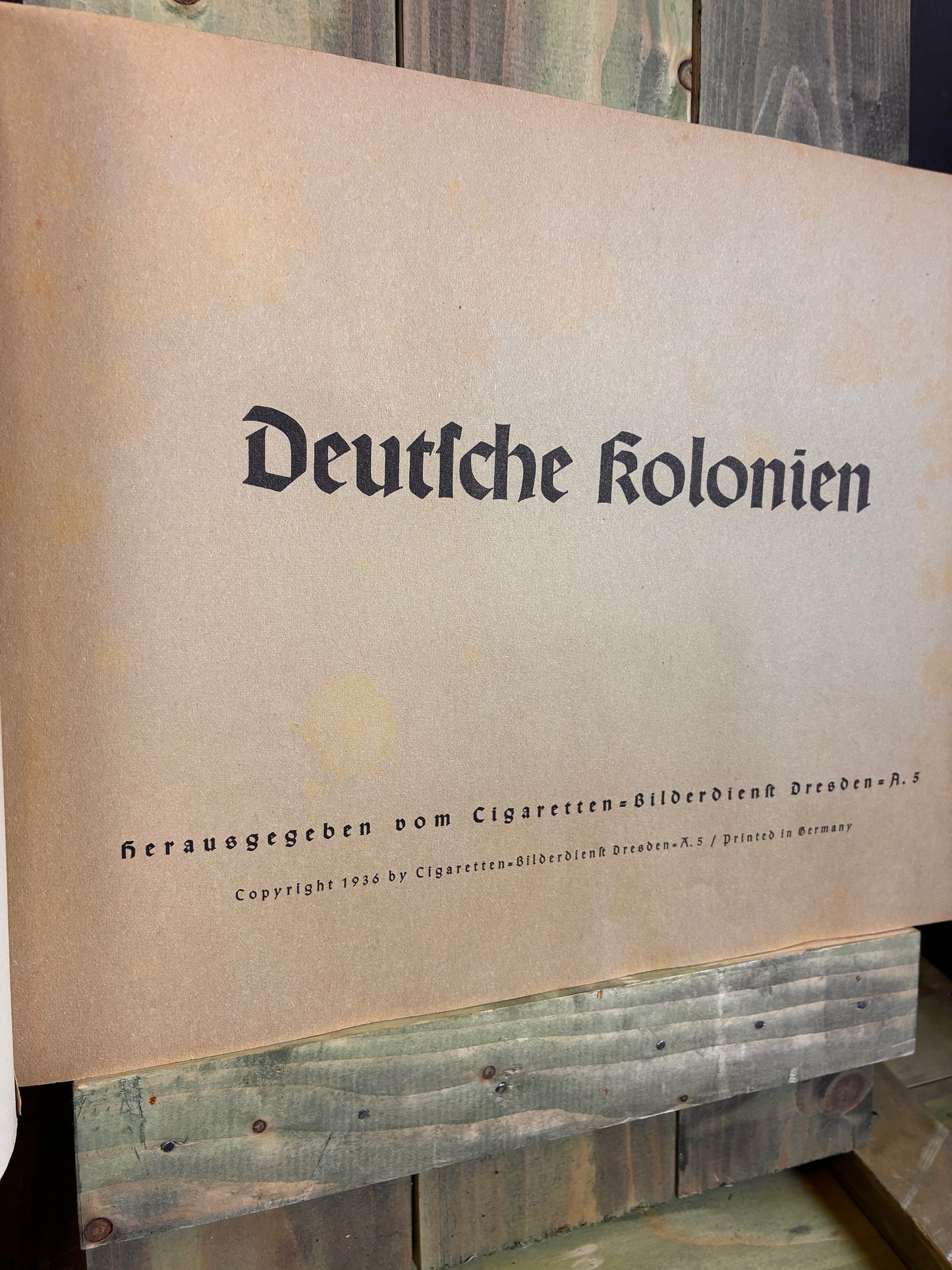 1936 German Colonies - Deutsche Kolonien Picture Album