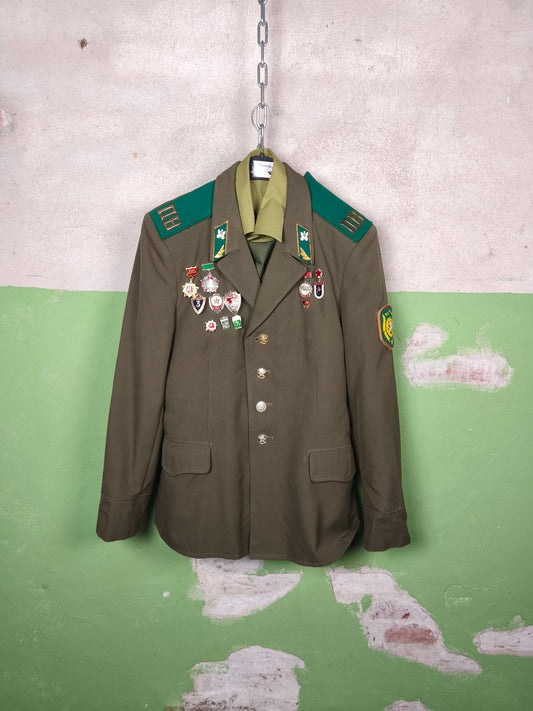 Soviet PV KGB Border Guard Dress Jacket+Shirt/Tie [52/4]