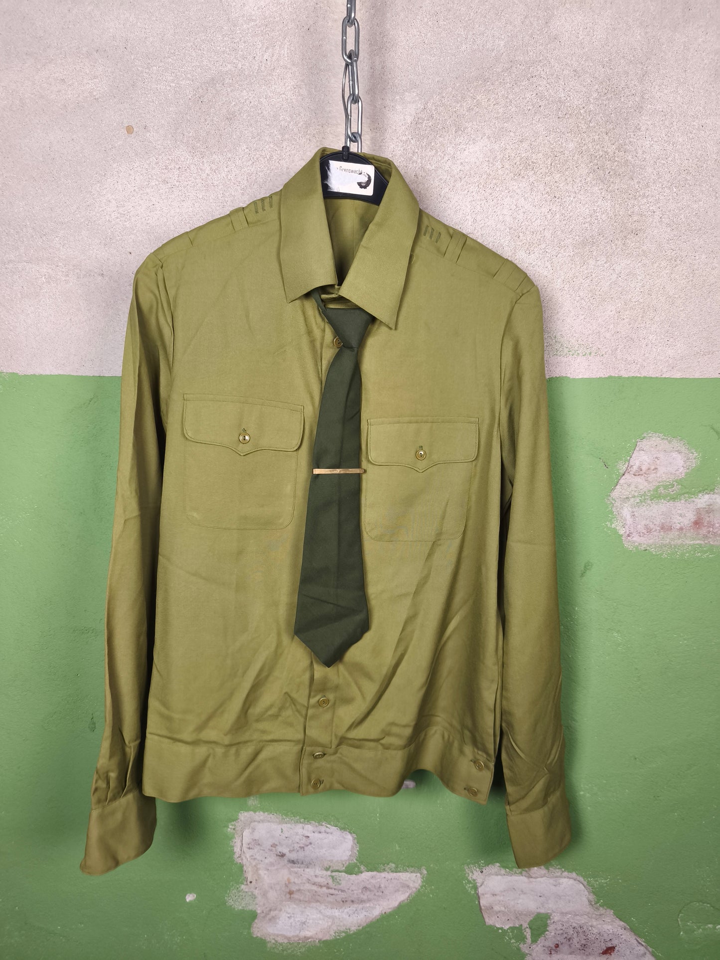 Soviet PV KGB Border Guard Dress Jacket+Shirt/Tie [52/4]