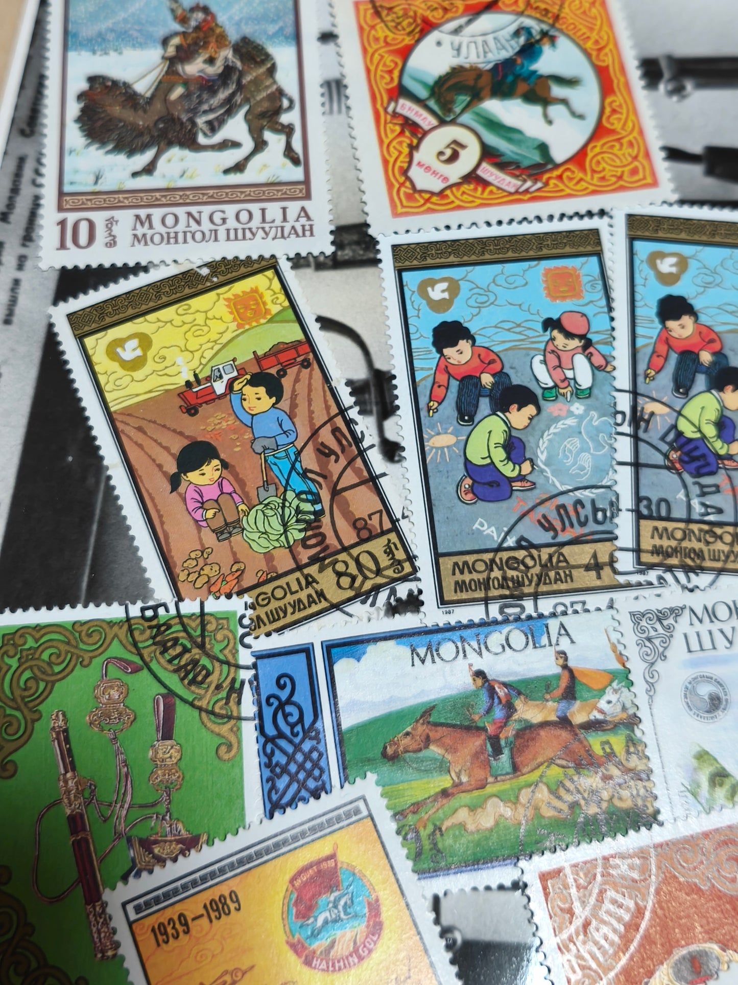 Mongolia — People’s Republic Stamp Set (10 pcs, space & nature themes)
