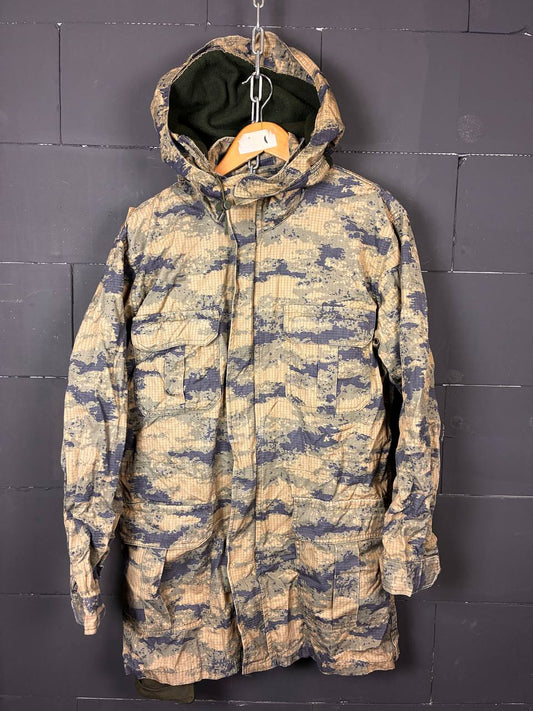 Issued Turkish Air Force T.H.K. Blue Camo Field Parka