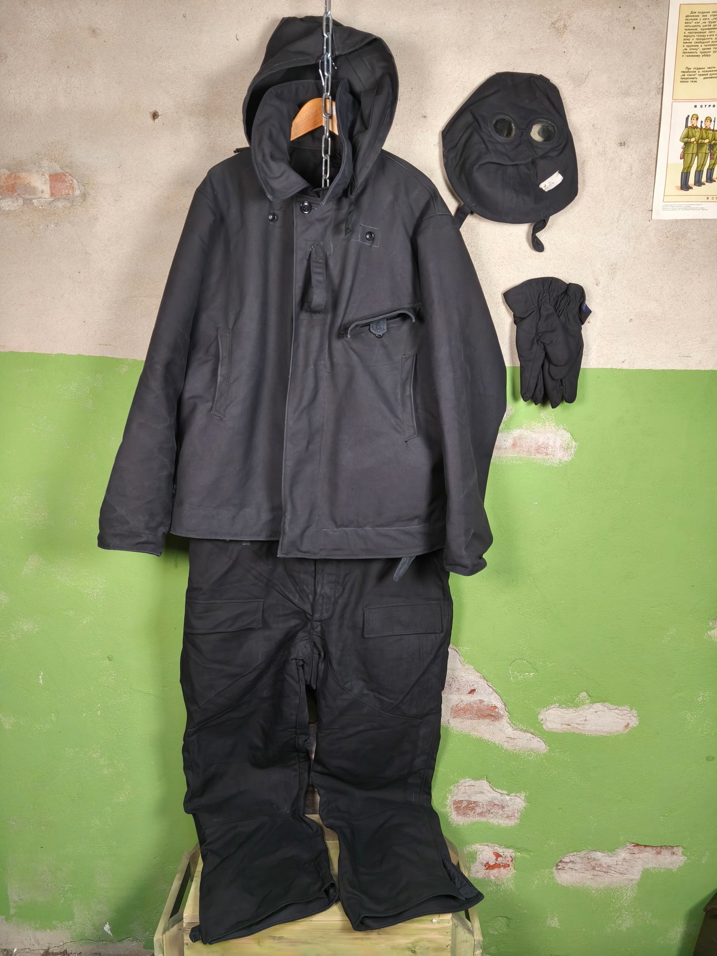Unissued Soviet TOZ-43 Flame Regardant Tanker (full) Uniform [XL-XXL]