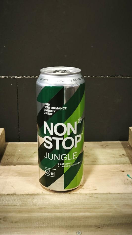 Ukrainian NON STOP JUNGLE Energy Drink 0.5L [INTERNATIONAL SHIPPING]