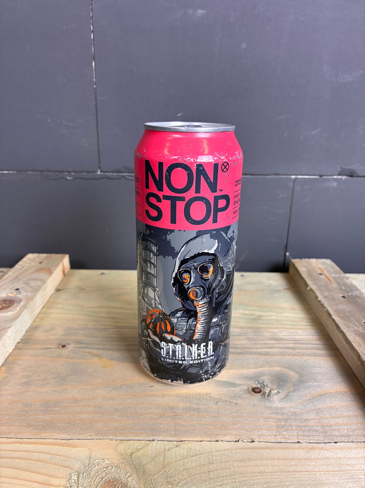 Ukrainian Energy Drink 'NON STOP' S.T.A.L.K.E.R. 2 Wild Berry Limited Edition 0.5L [INTERNATIONAL SHIPPING]