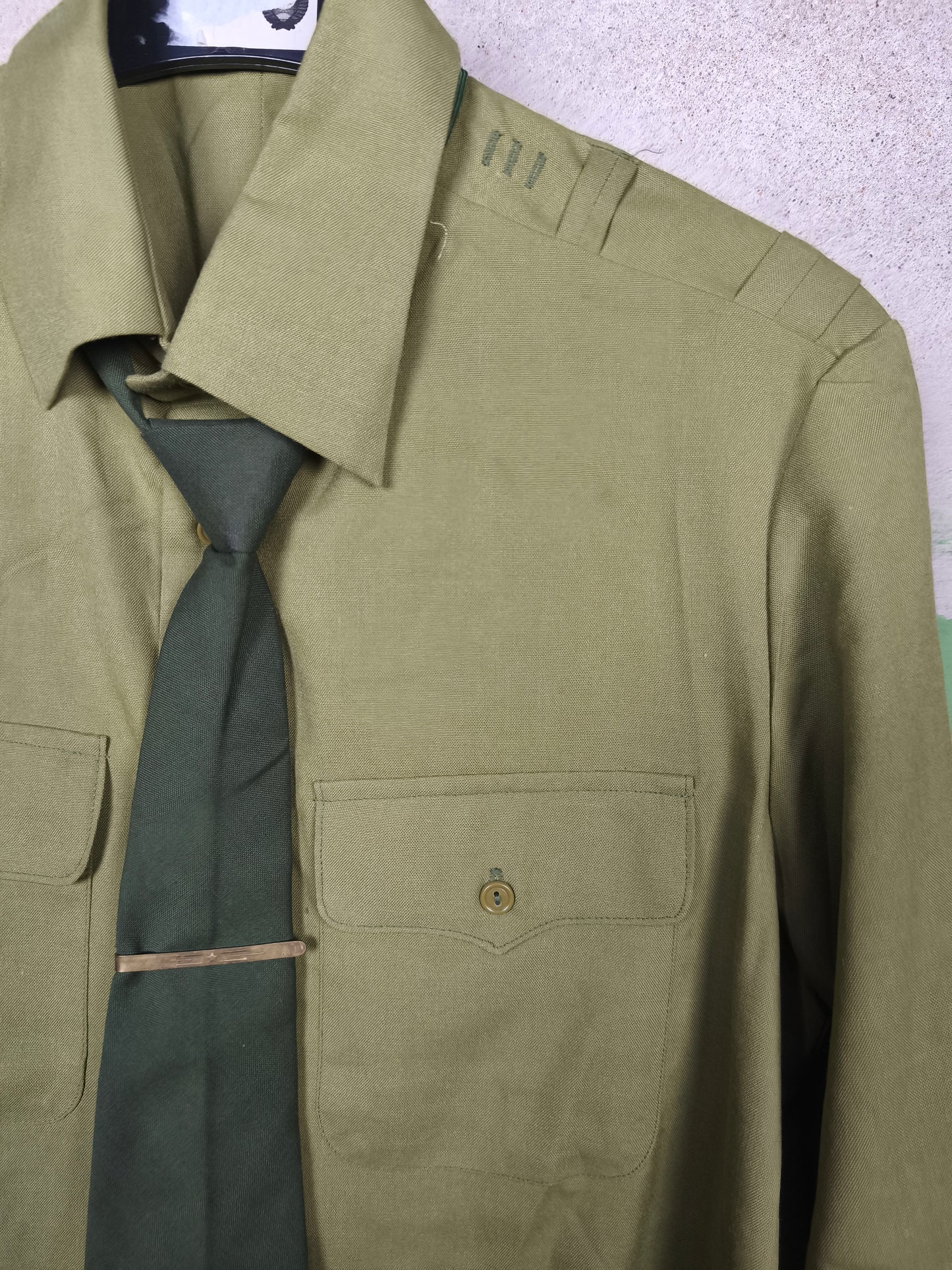 Soviet PV KGB Border Guard Dress Jacket+Shirt/Tie [52/4]