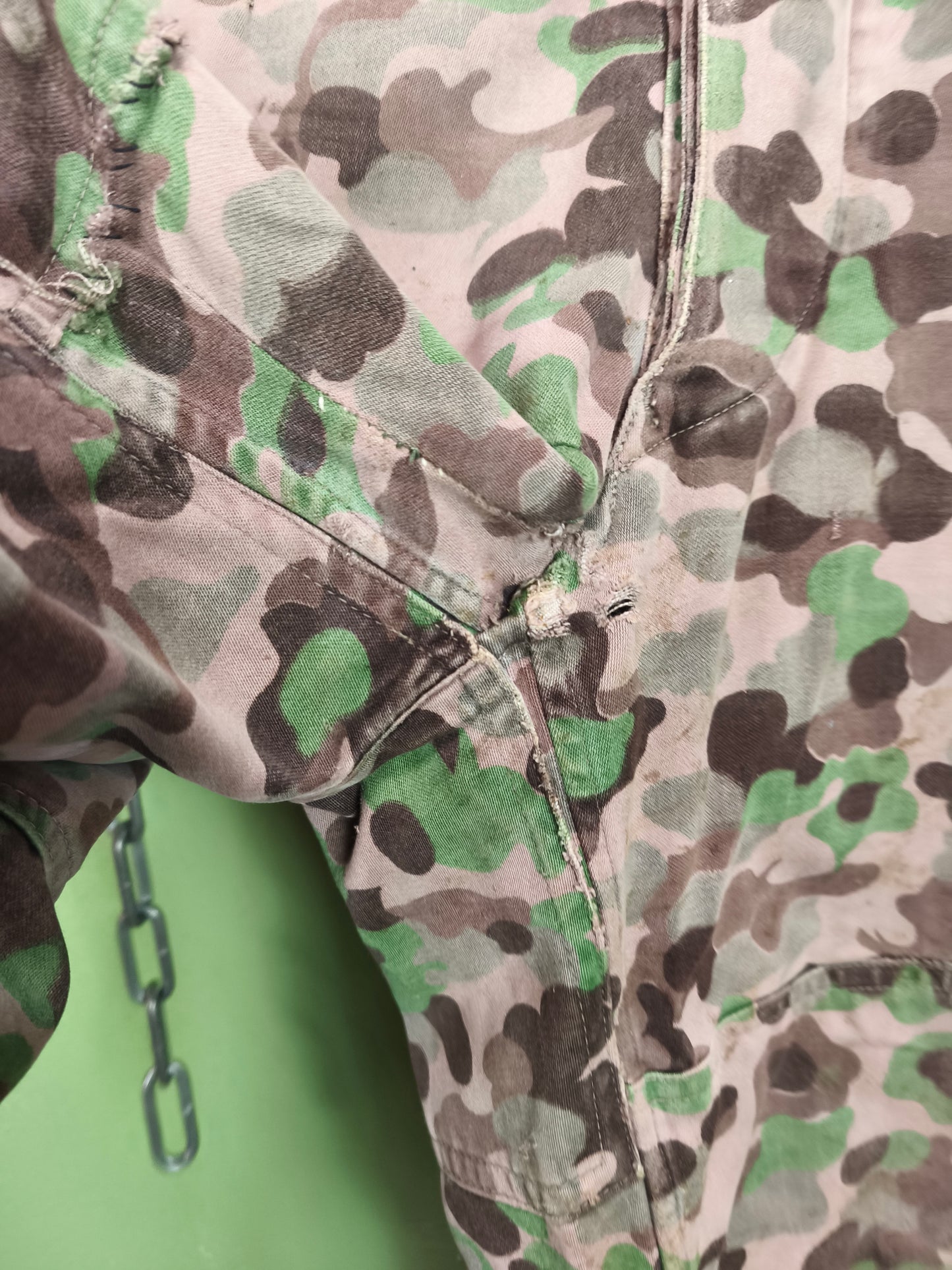 Issued Austrian Army Pea Dot / Erbsentarn Field Pants [S-Long]