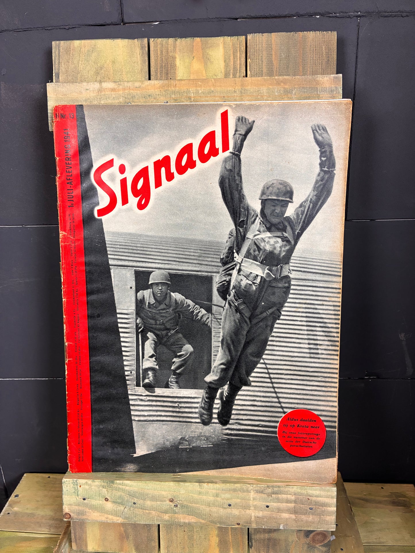 1940-44 Wehrmacht Propaganda Magazine "Signal" (French, Dutch, Belgian)