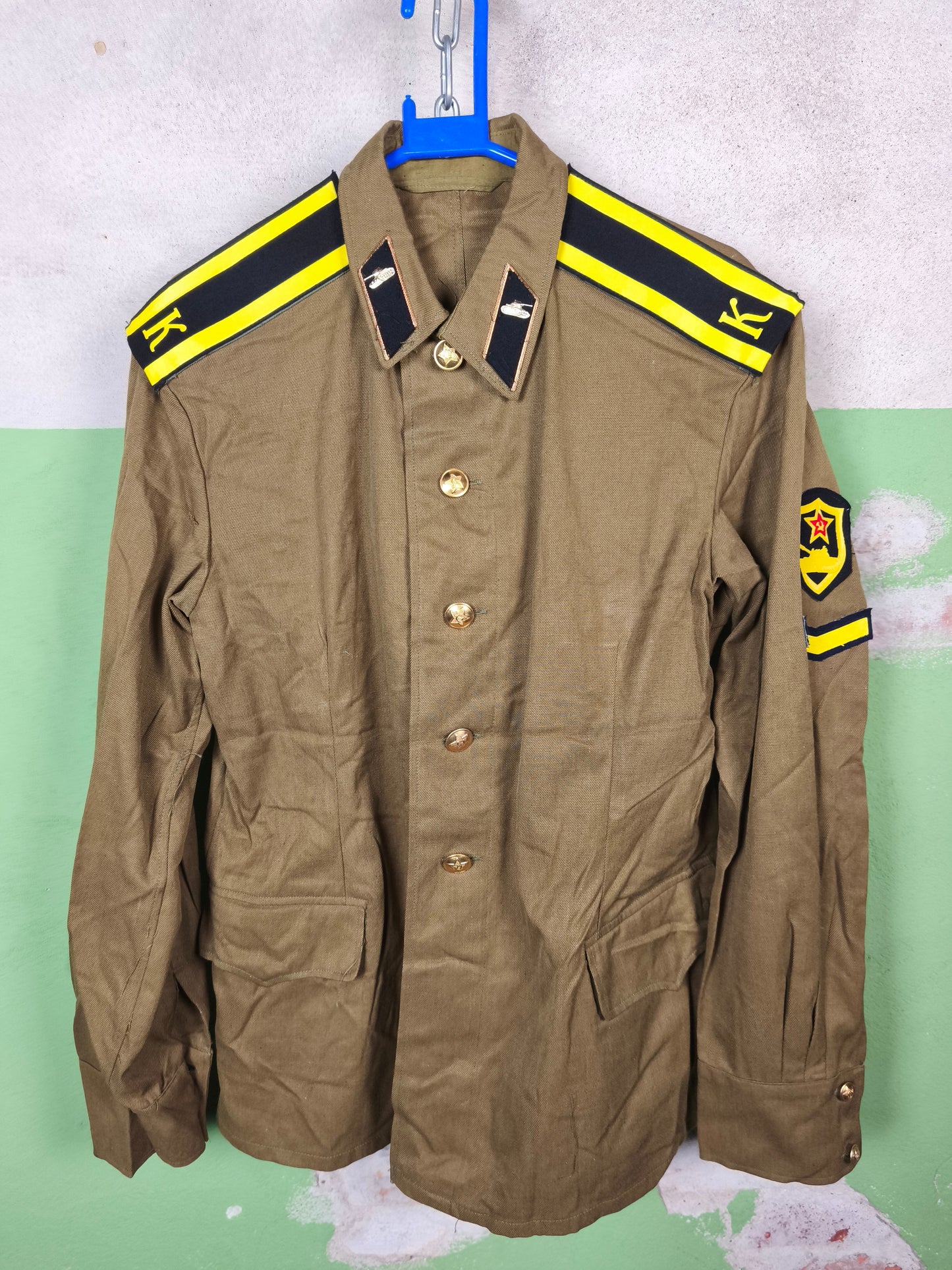 Issued 1972 Soviet Obj.69 Field Tunic Kursant Tankist [50-3]