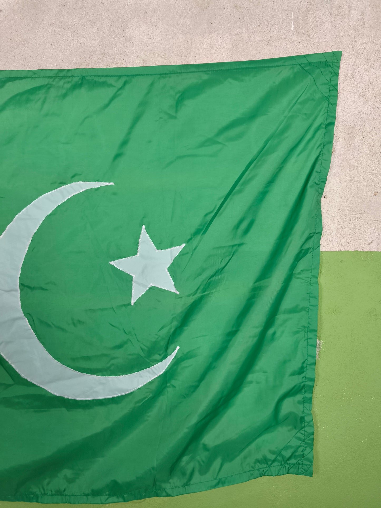 PAKISTAN Flag (made in DDR) 120X90cm / 47"x35"