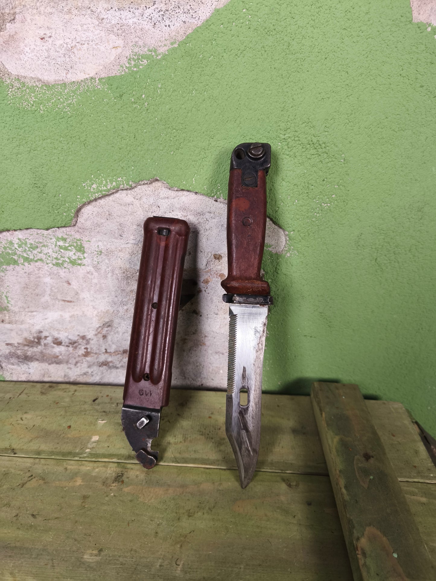 Issued Izhvesk Soviet Russian 6X4 AKM Type II Bayonet