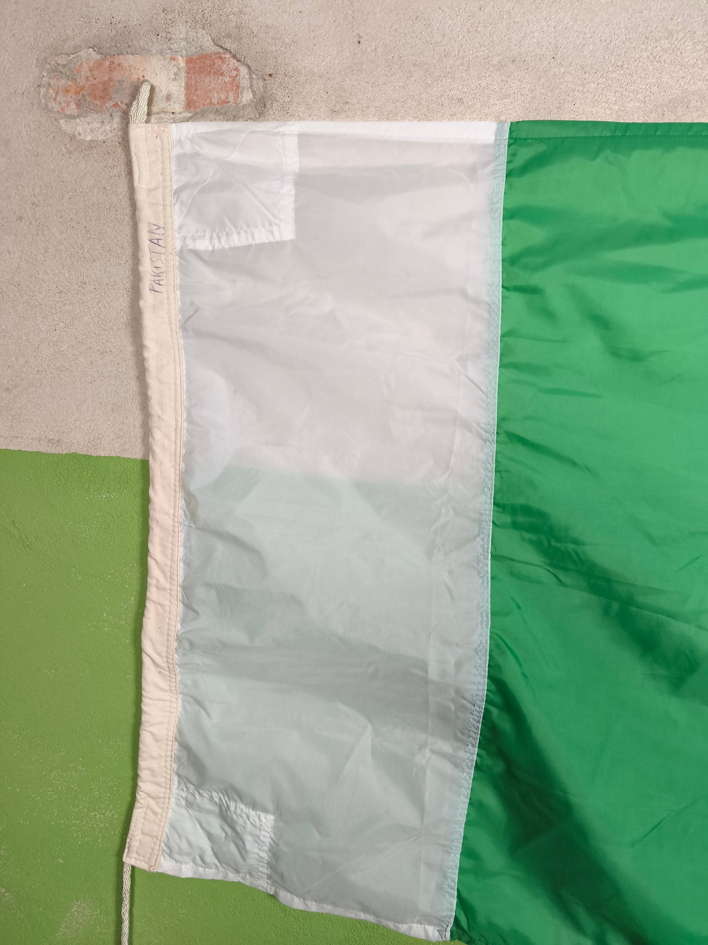 PAKISTAN Flag (made in DDR) 120X90cm / 47"x35"