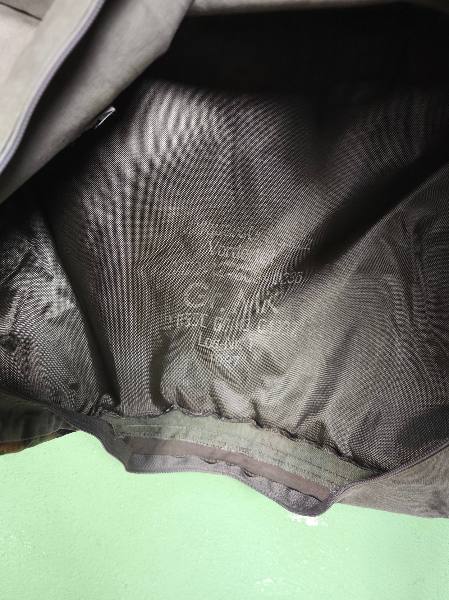Issued German Flecktarn Flak Vest + Full Kevlar Inserts