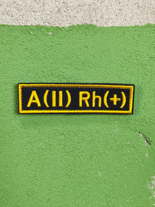 Patch: Russian Bloodgroup (A+) velcro chest patch