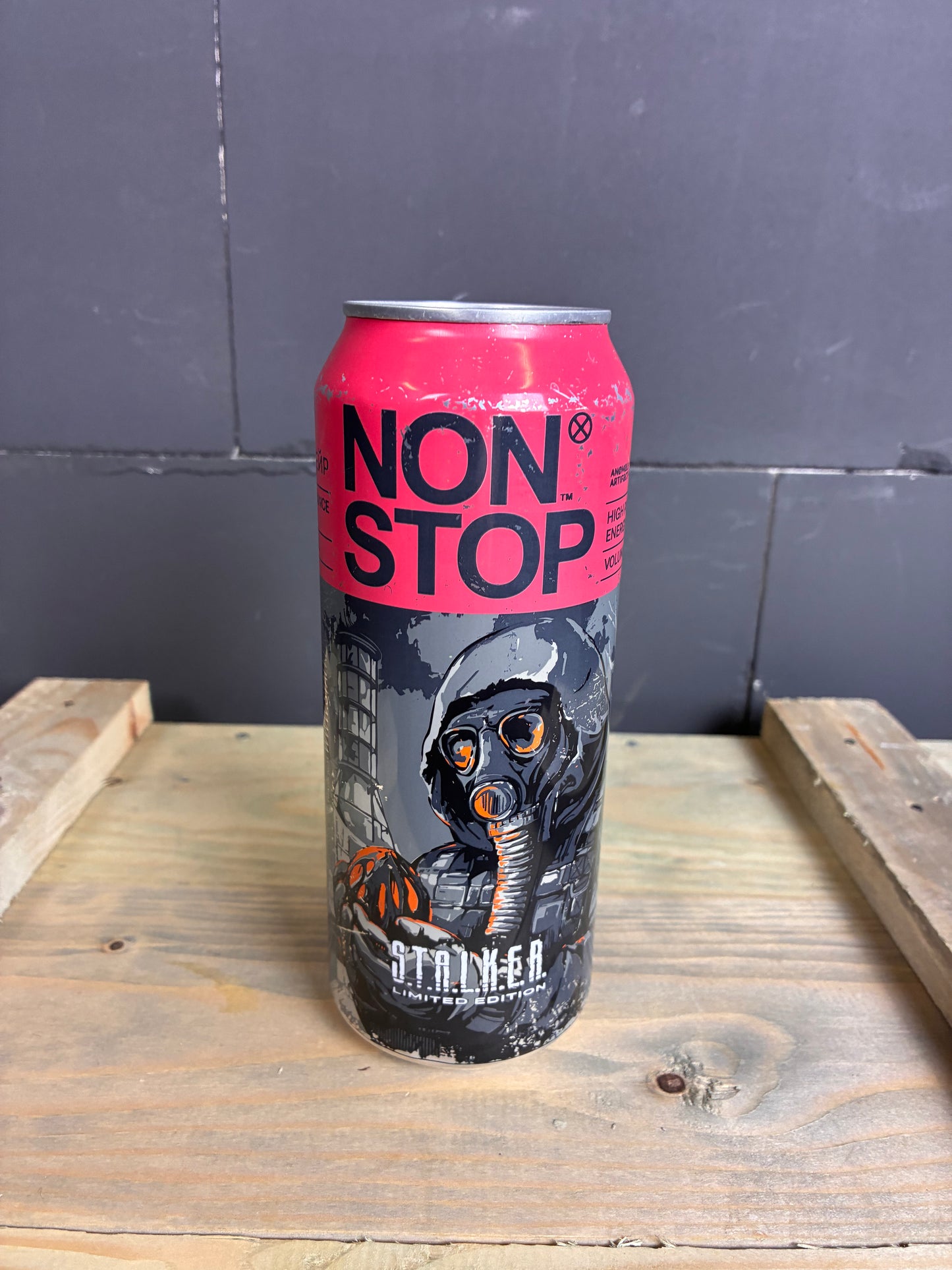 Ukrainian Energy Drink 'NON STOP' S.T.A.L.K.E.R. 2 Wild Berry Limited Edition 0.5L [INTERNATIONAL SHIPPING]