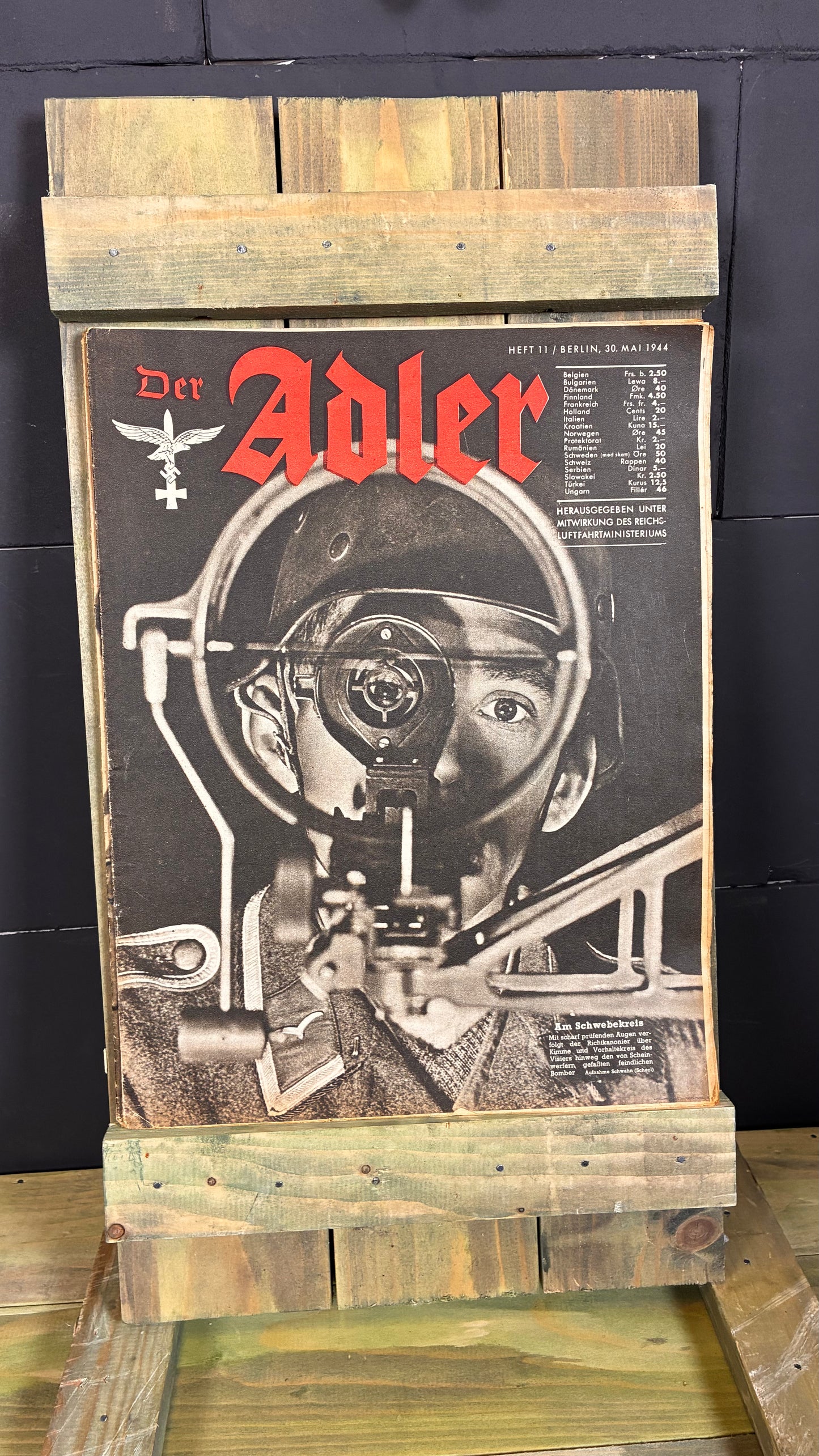 1939-'44 Der Adler Third Reich German Luftwaffe Magazine