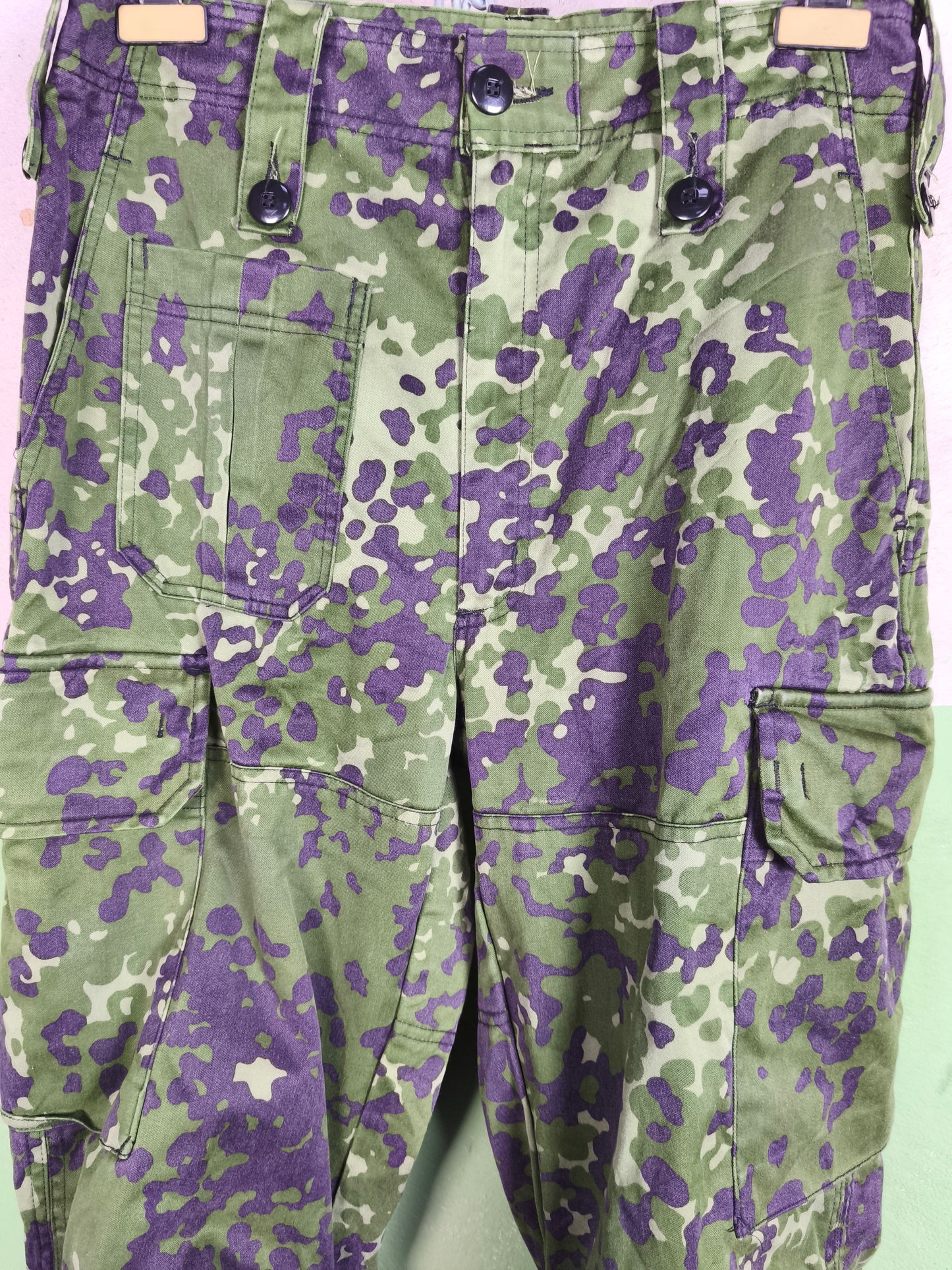 Issued Danish M84 Flecktarn Field Pants S-Reg