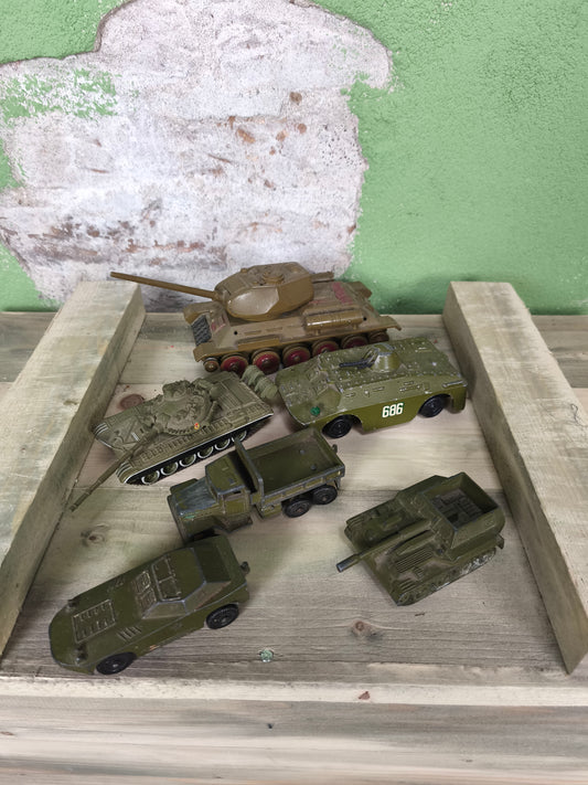 Soviet Metal Military Vehicle Toys
