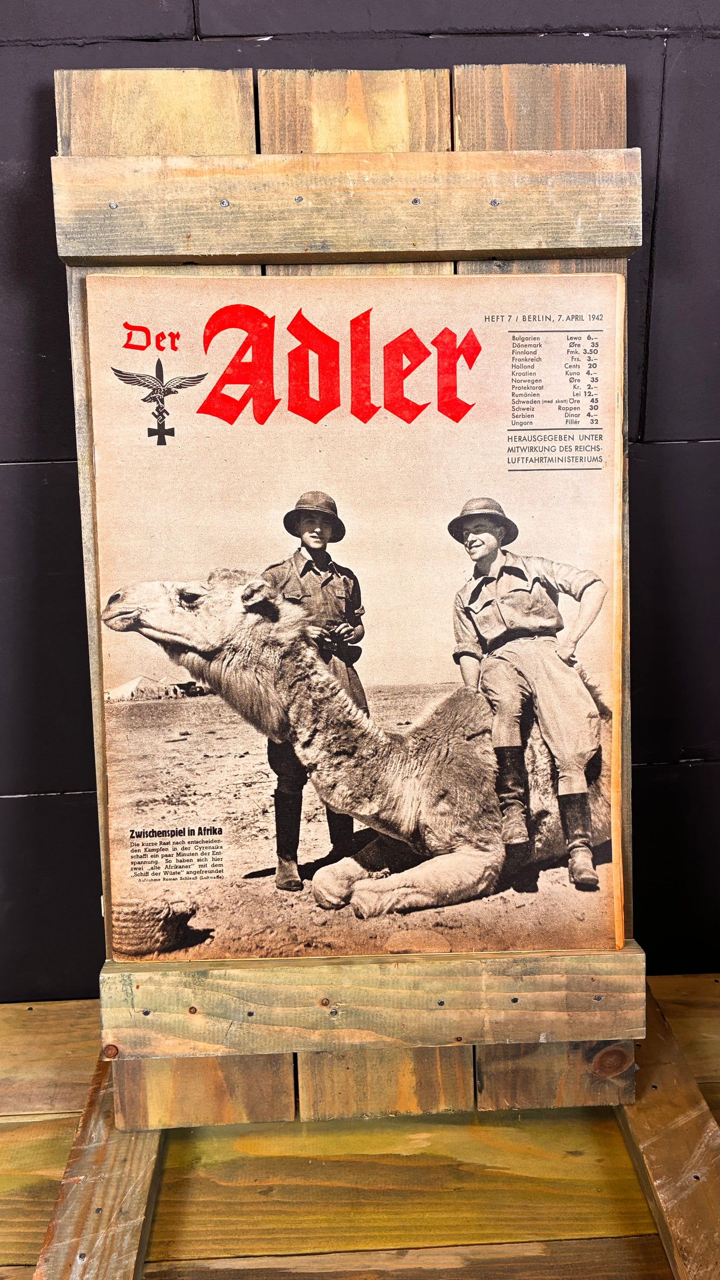 1939-'44 Der Adler Third Reich German Luftwaffe Magazine