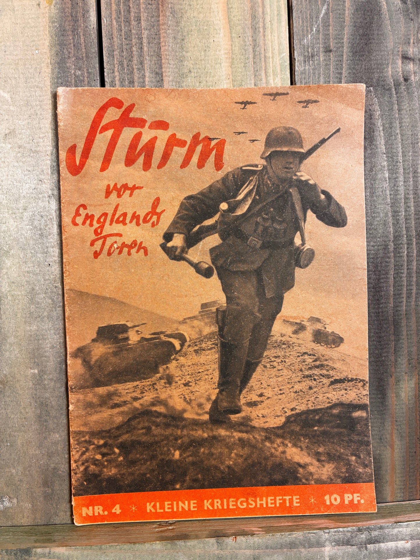 1940 NSDAP Kleine Kriegshefte - At England's gate (Nr. 4/6) (Kopie)
