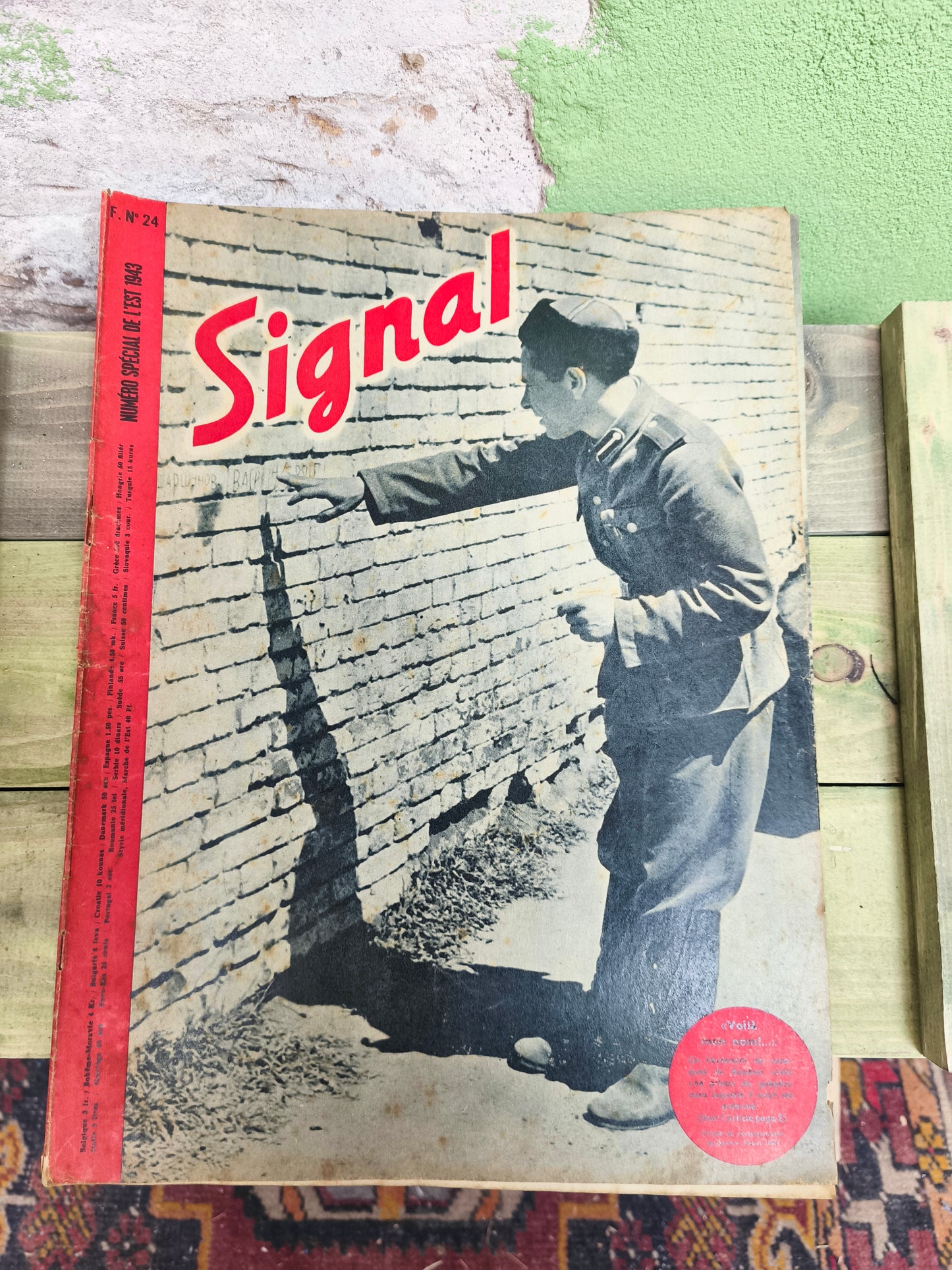 WW2 Wehrmacht Propaganda Magazine "Signal" (French, Dutch, Belgian)
