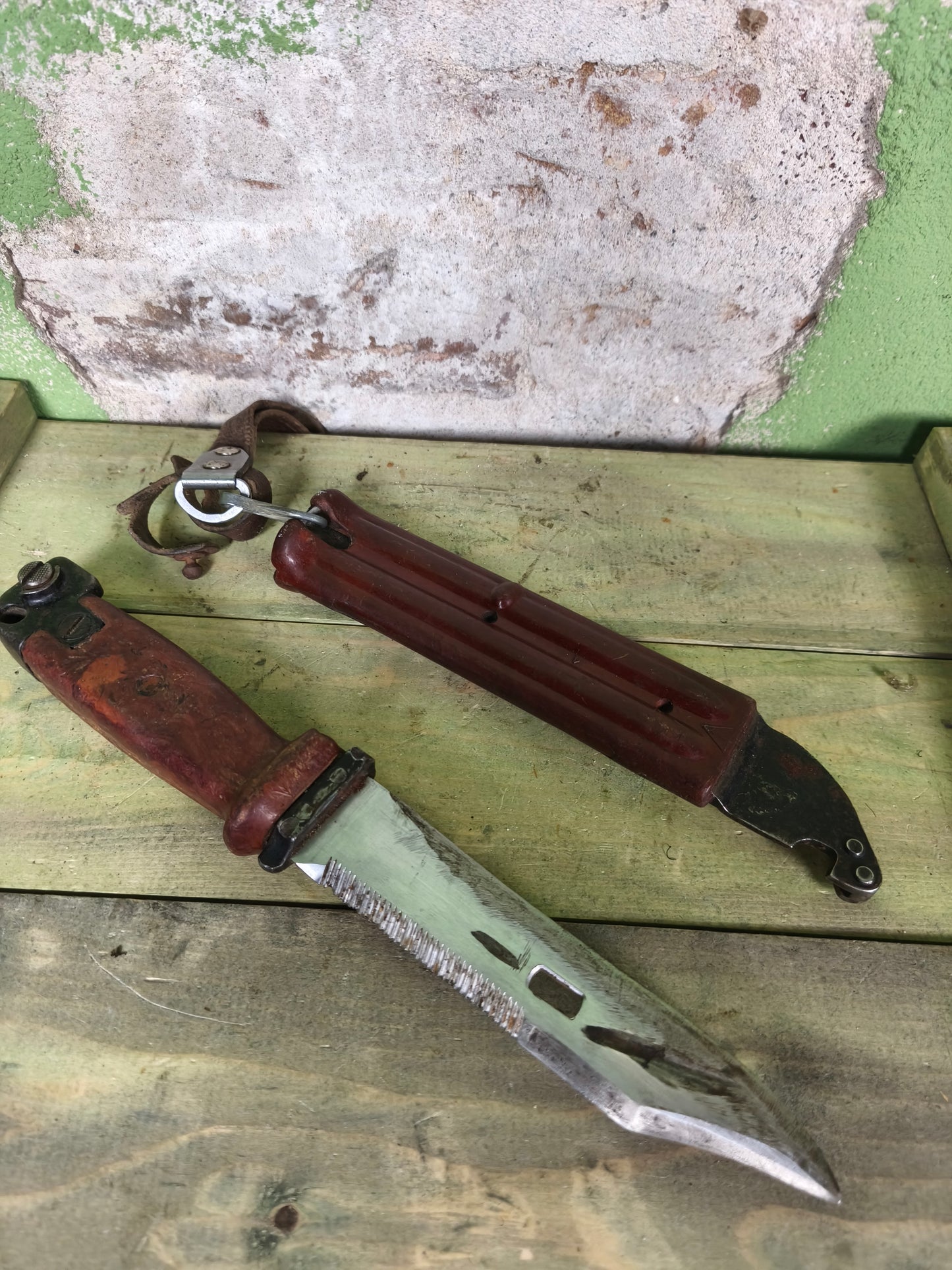 Issued Izhvesk Soviet Russian 6X4 AKM Type II Bayonet