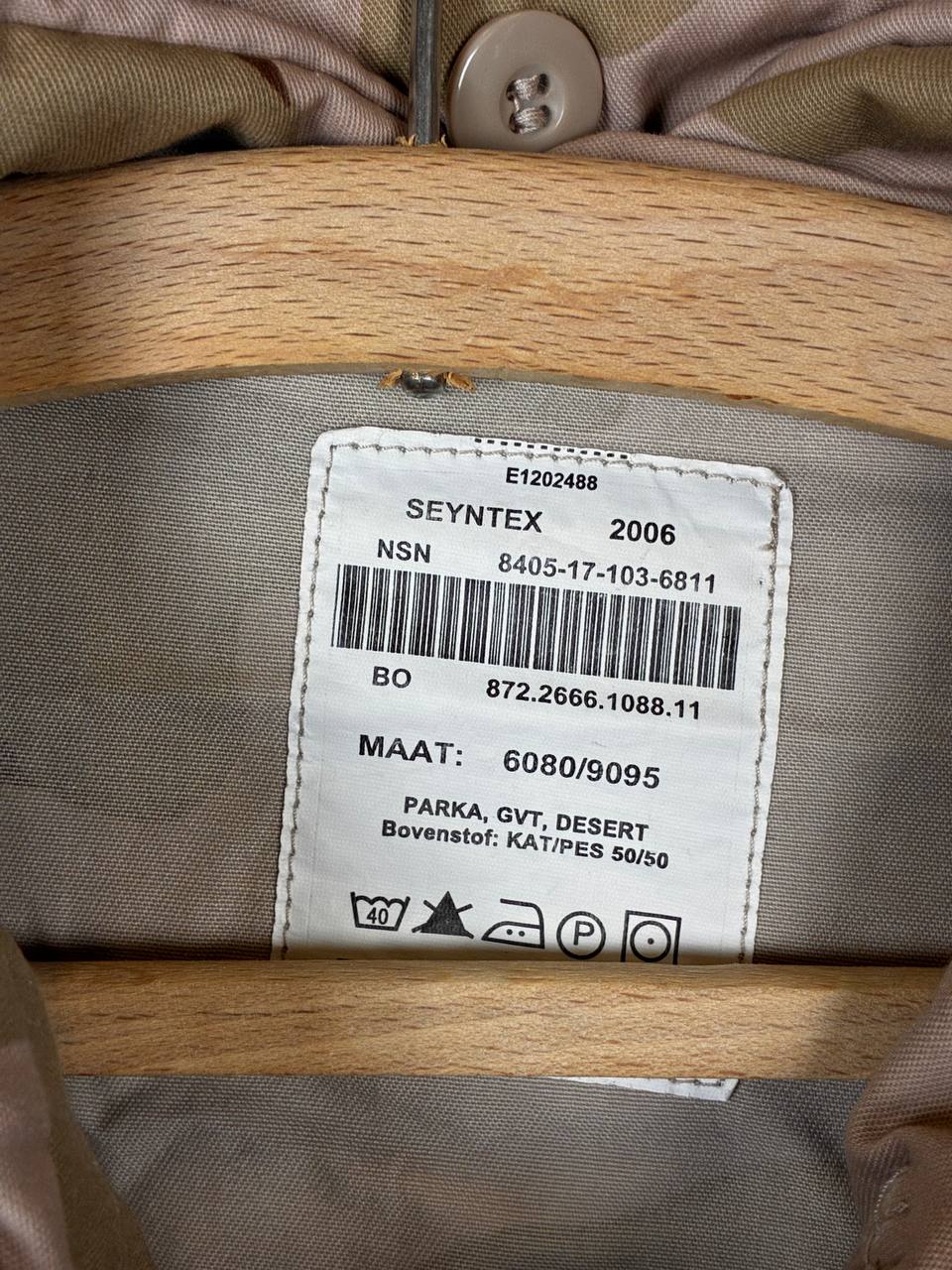 Unissued  Dutch Army Gevechtstenue GVT 3 Color Desert Parka (S-Regular)