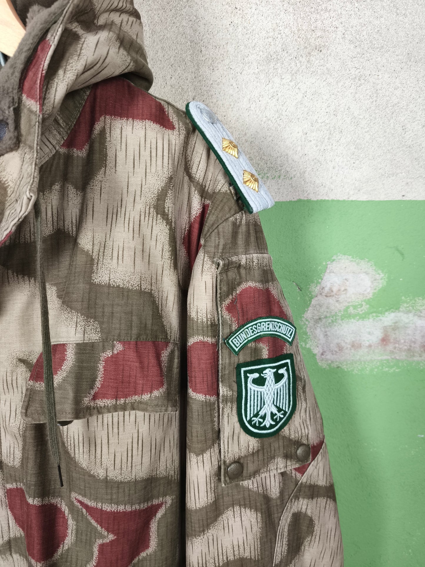 *BEST EVER* Oberleutnant BGS Sumpftarn PARKA [52] M-L