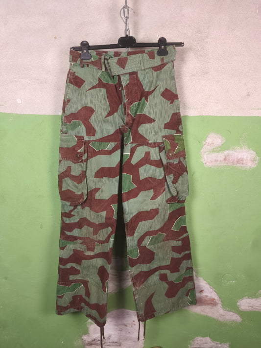 Issued 1956 West German Blue Splitternmuster Bundeswehr Army Pants S-regular