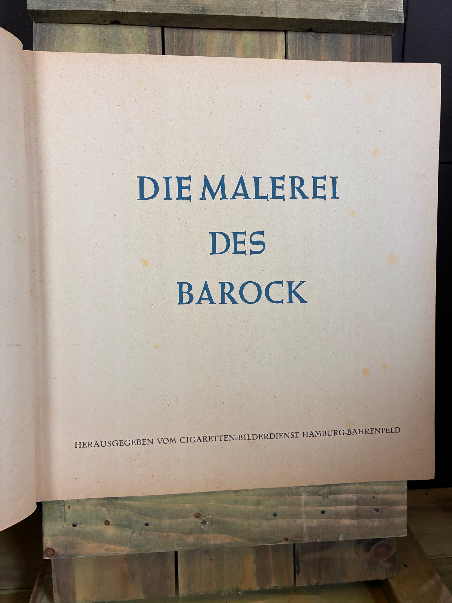 1940 German Baroque Painting — Illustrated Art Album