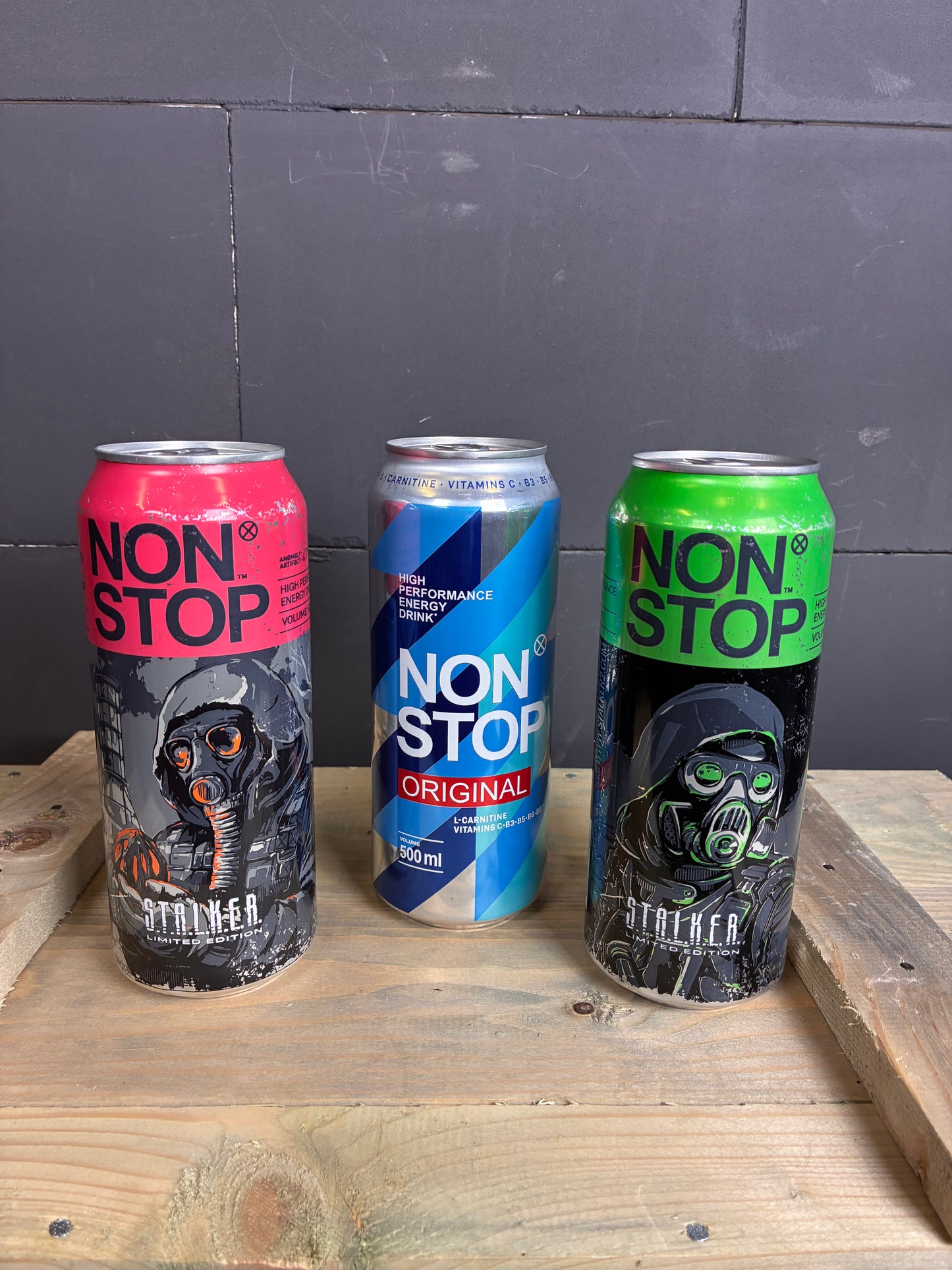 Ukrainian Energy Drink 'Non Stop' S.T.A.L.K.E.R 2 Watermelon Limited Edition 0.5L [INTERNATIONAL SHIPPING]