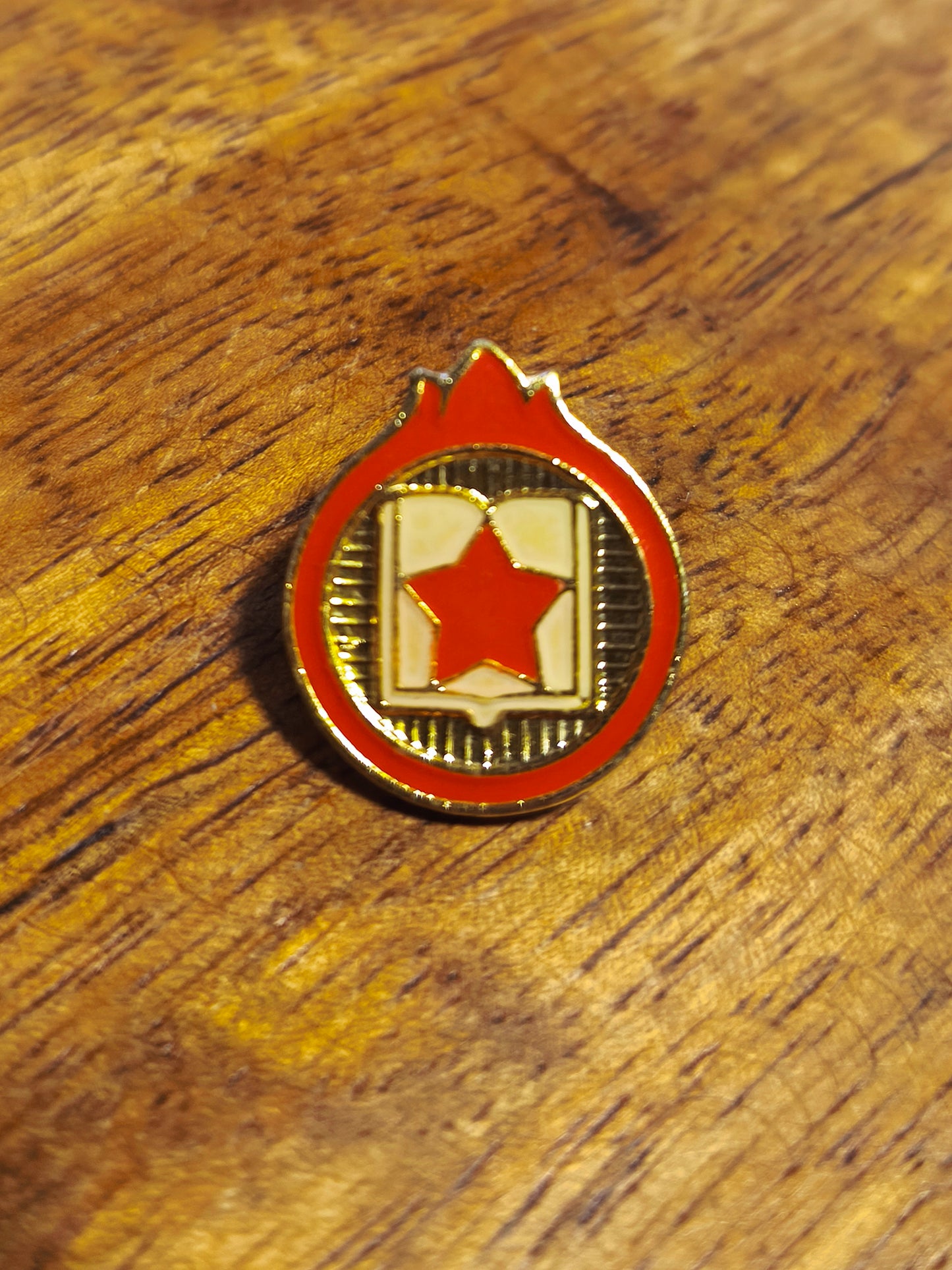 Jiskry Czechoslovakian Socialist Children Member "Spark" Badge