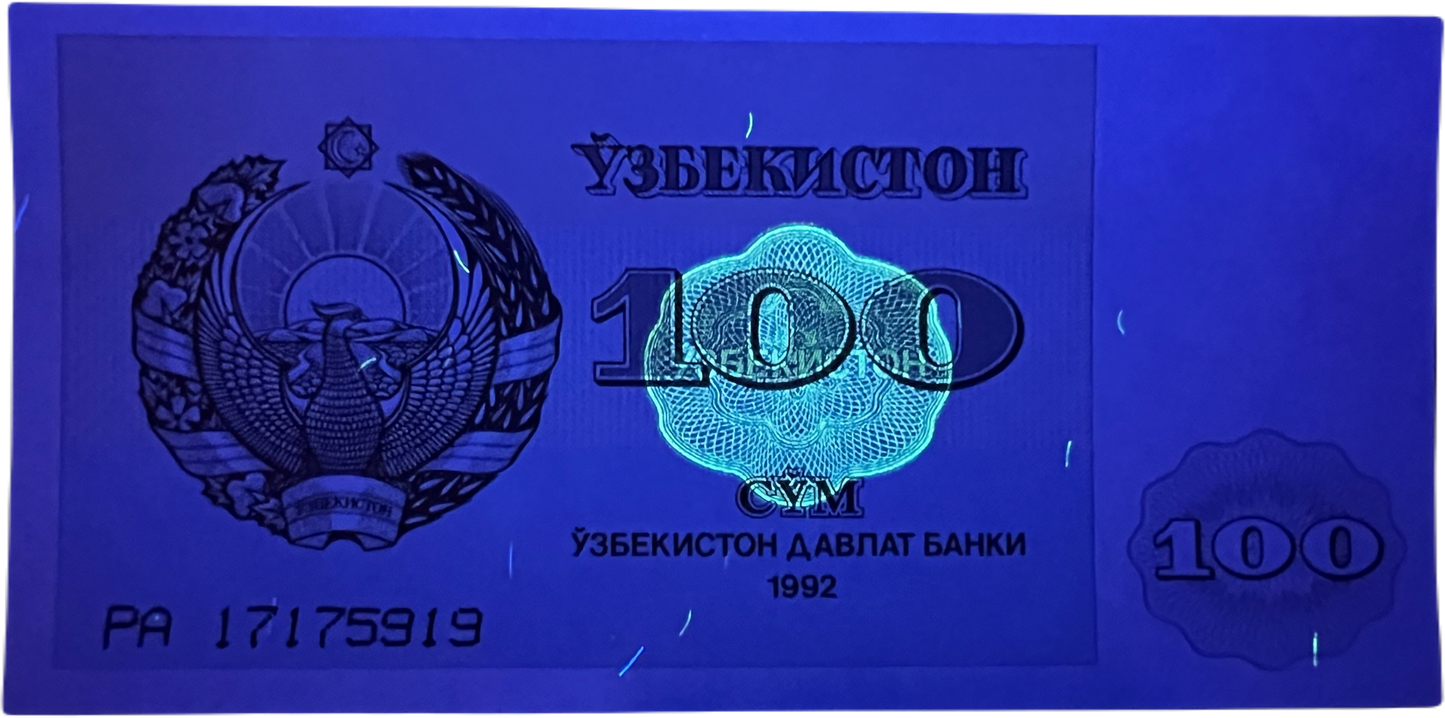 Uzbekistan 100 So'm (Sum) Banknote (1994)
